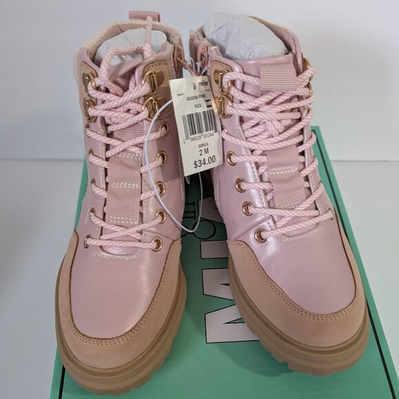 MIA Other - Mia Girls Hiking Boots Olgha Pink Round Toe Size 13M, 2M